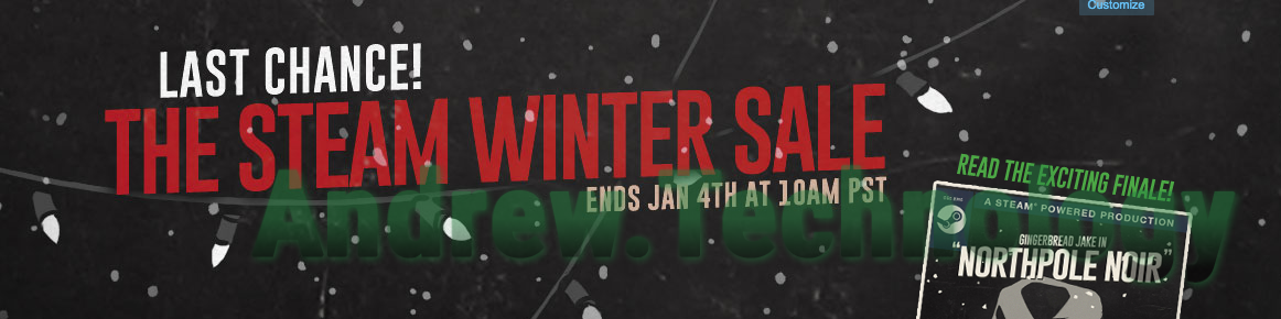 Steam Winter Sale 15 Ends After Two Weeks